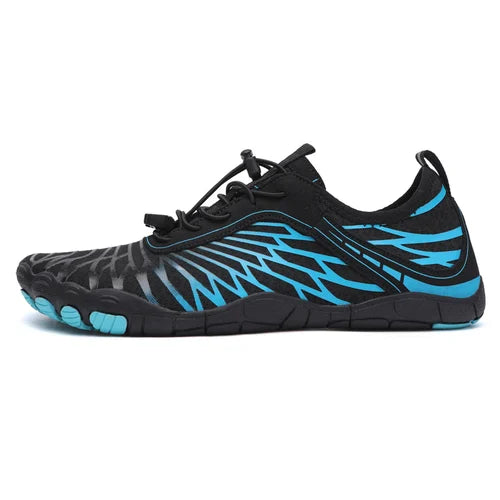 Women's Barefoot Shoes with a Natural Ground Feel – Black & Blue