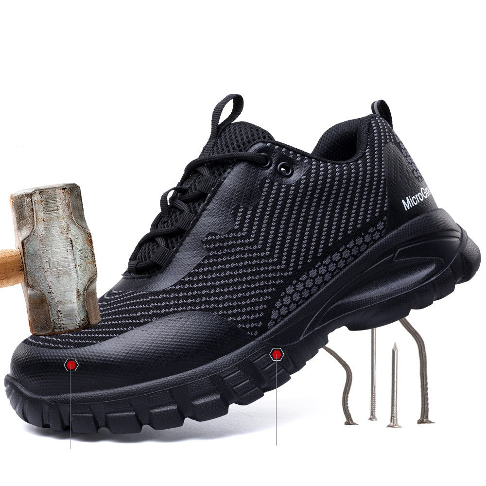 Women's Lightweight Waterproof Work Shoes with Reinforced Toe