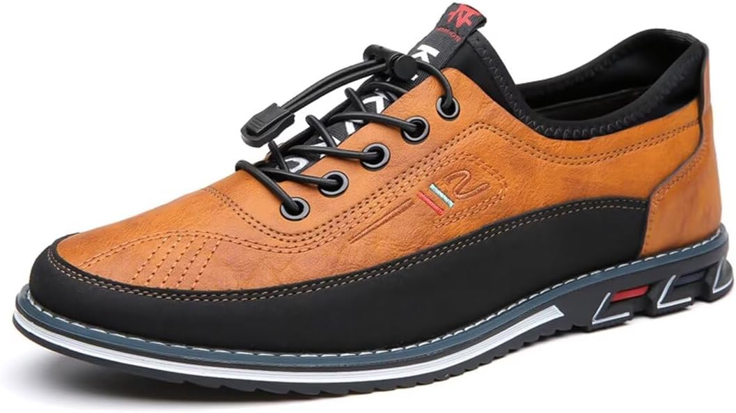 Men's Classic Leather Shoes, Breathable