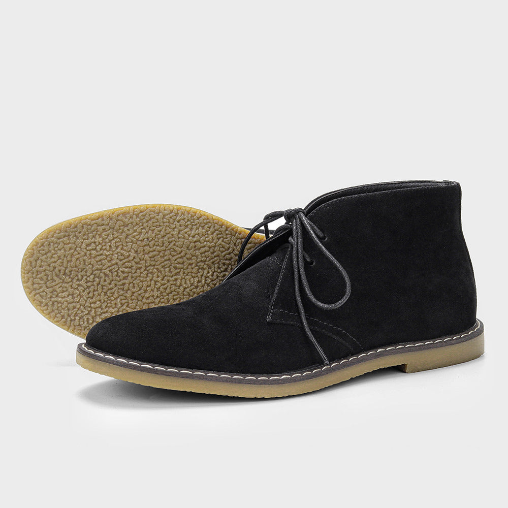 Men's Classic Suede Desert Boots – Suede Black