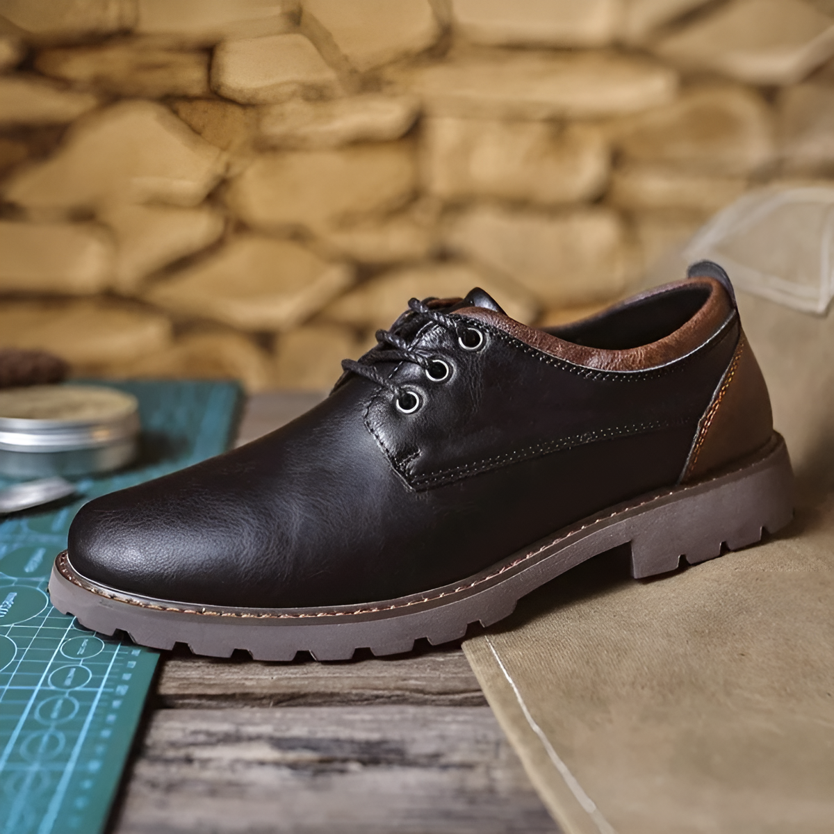 Men's Comfort Everyday Shoes – Black