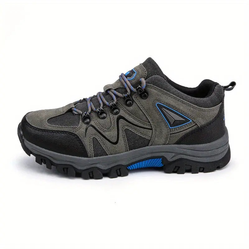Men's Durable Waterproof Hiking Boots – Grey