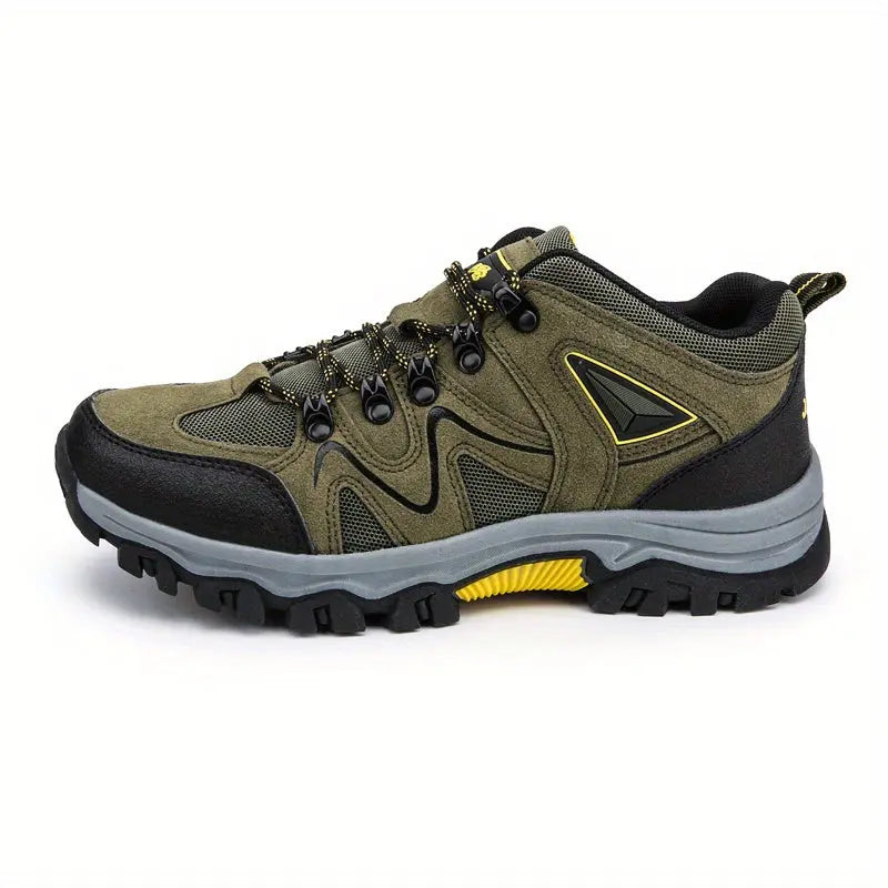 Men's Durable Waterproof Hiking Boots – Military Green