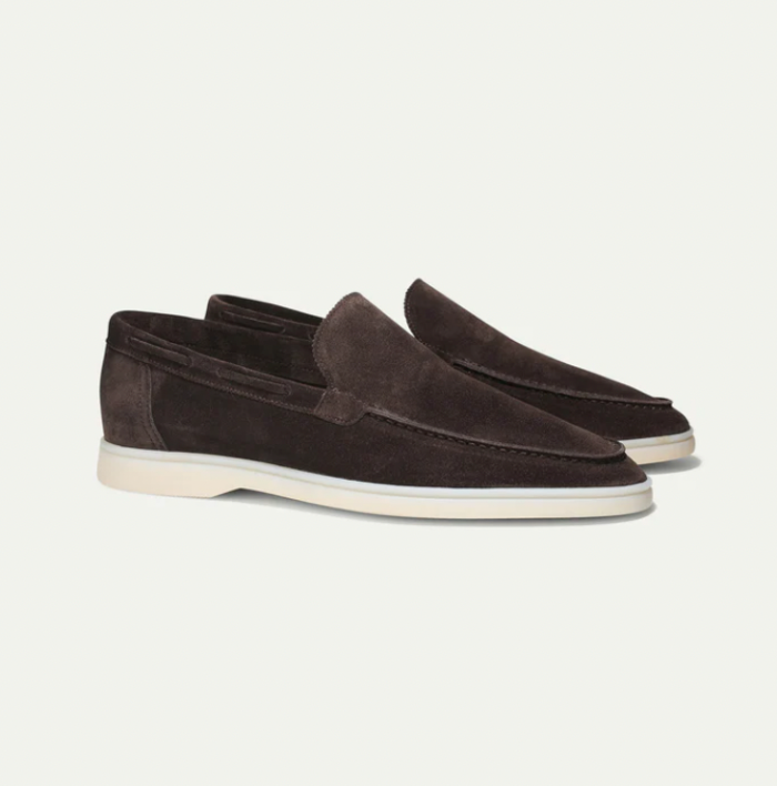 Men's Handcrafted Suede Loafers