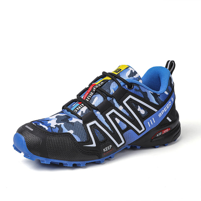 Men's Hiking Boots, Sturdy and Comfortable – Blue