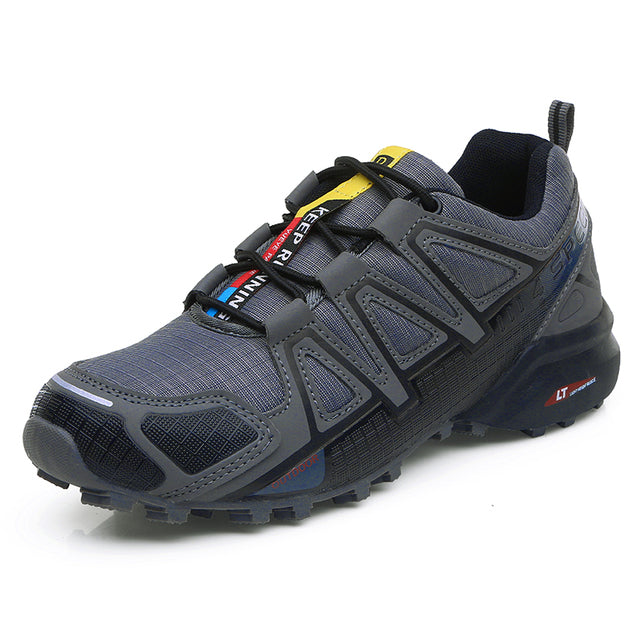 Men's Hiking Boots, Sturdy and Comfortable – Grey & Black