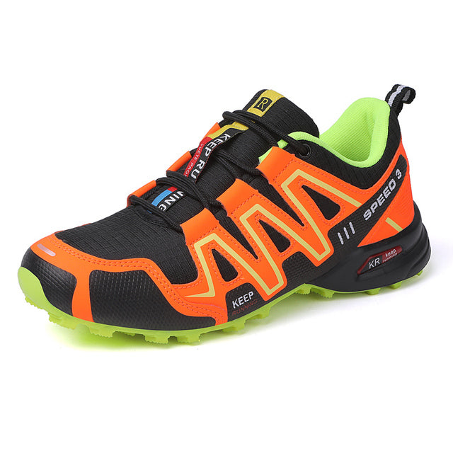 Men's Hiking Boots, Sturdy and Comfortable – Orange & Yellow