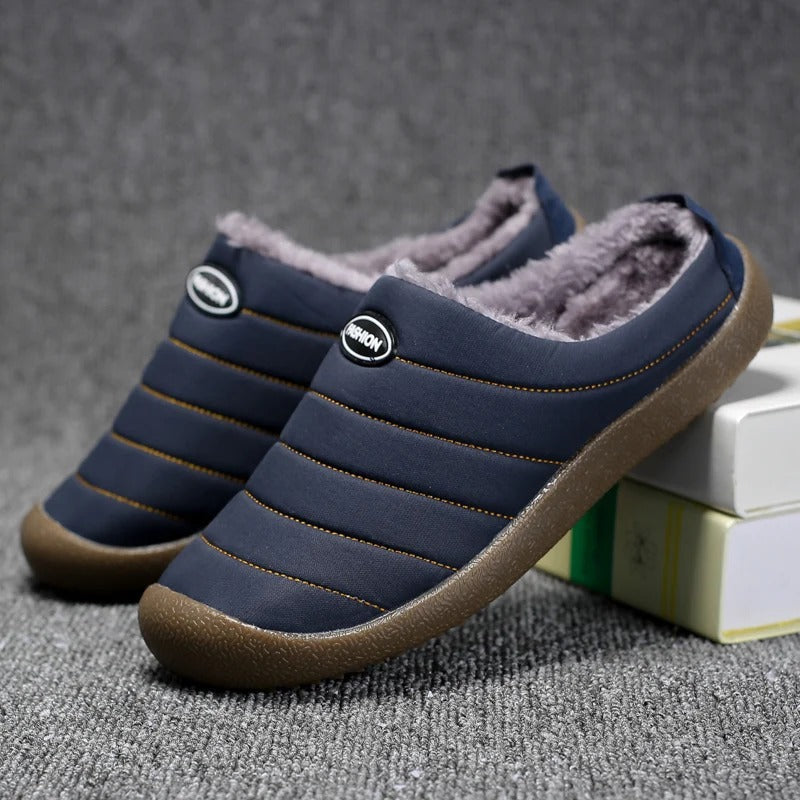 Men's Insulated Slippers with Soft Lining