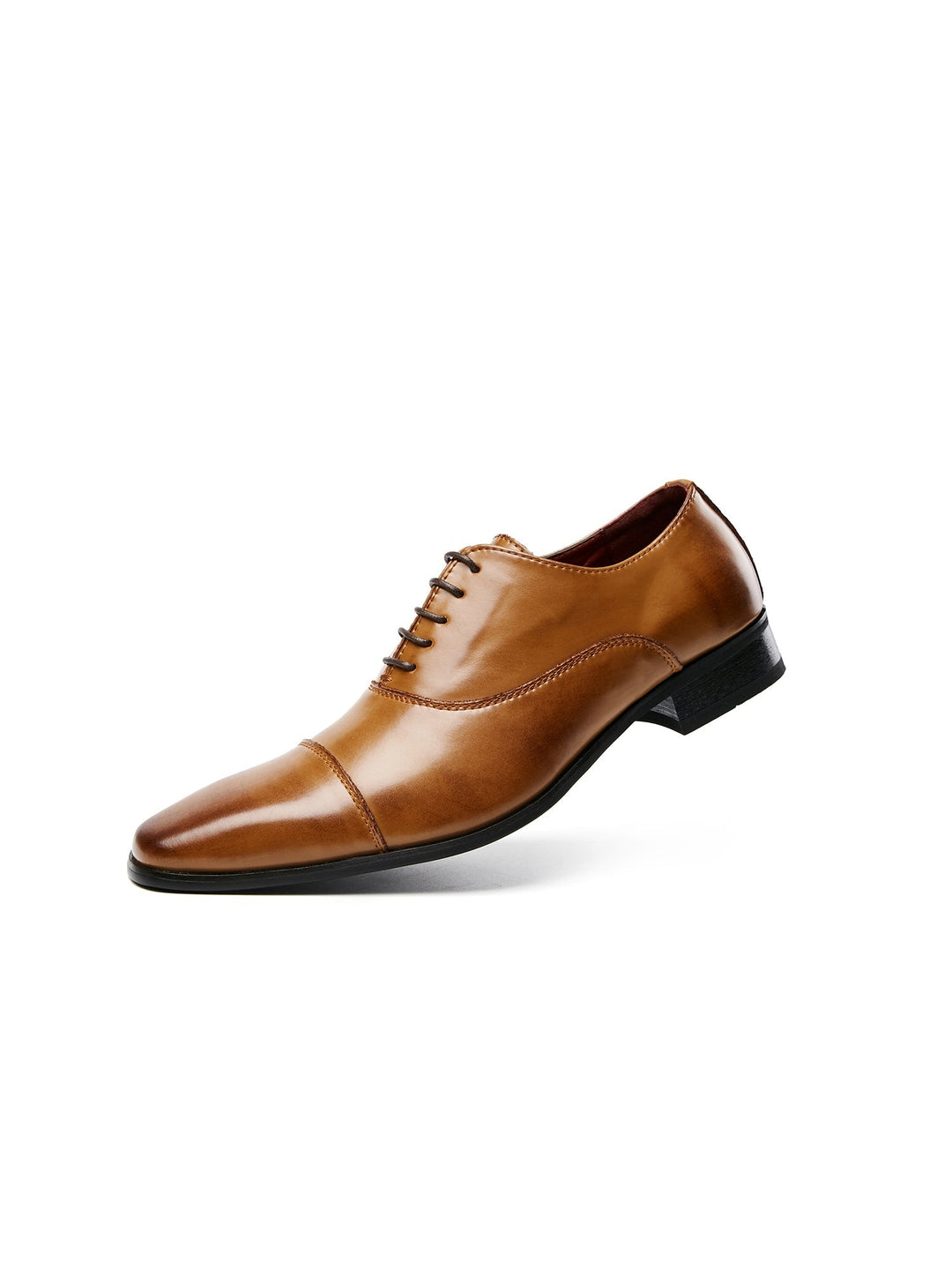 Men's Leather Lace-Up Shoes, Formal – Brown