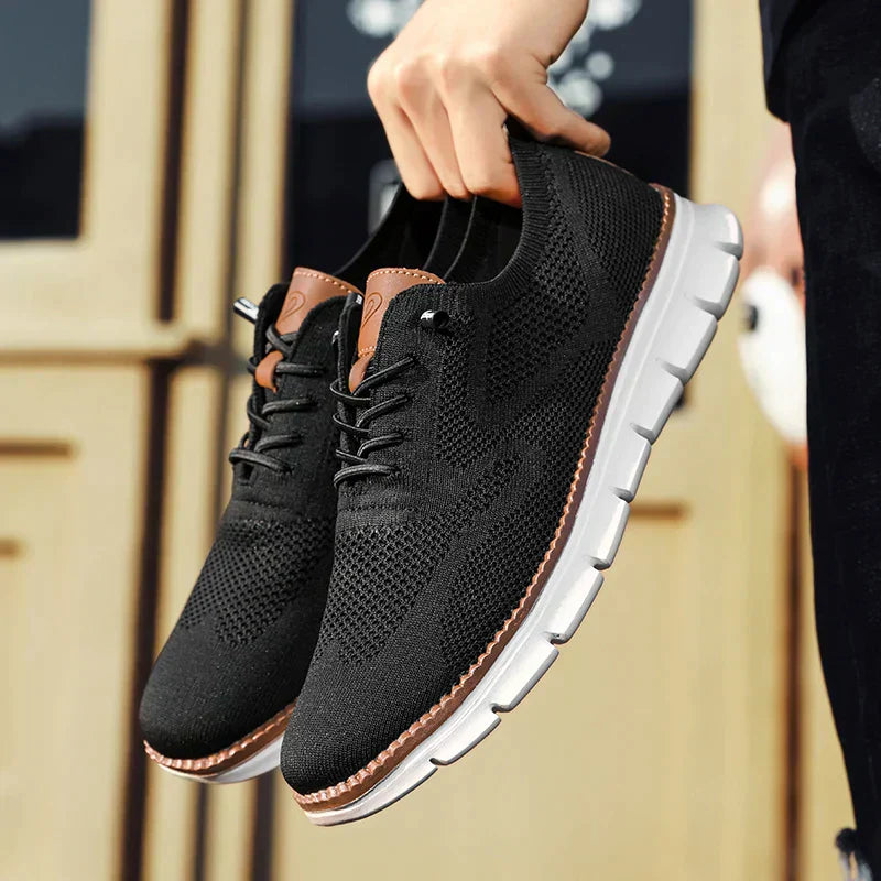 Men's Lightweight Sneakers, Versatile for Everyday – Black