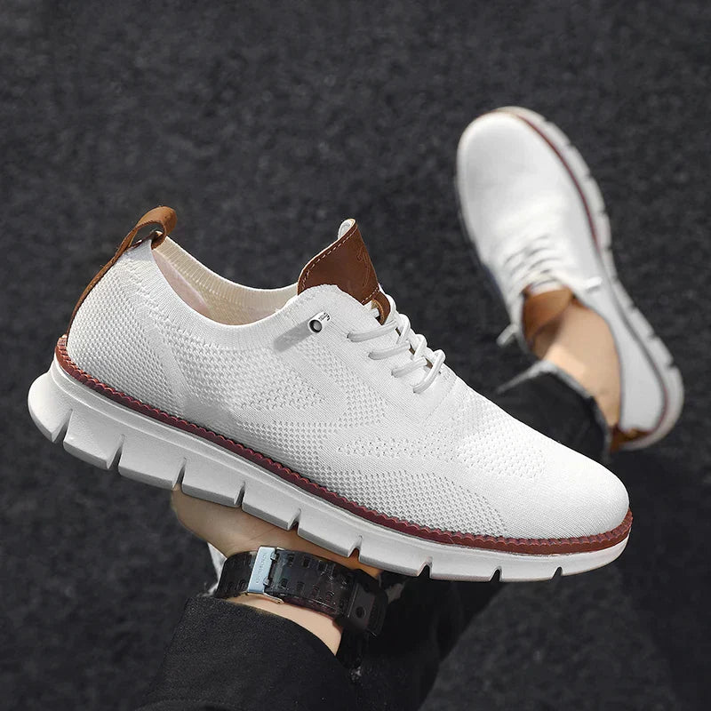Men's Lightweight Sneakers, Versatile for Everyday – White