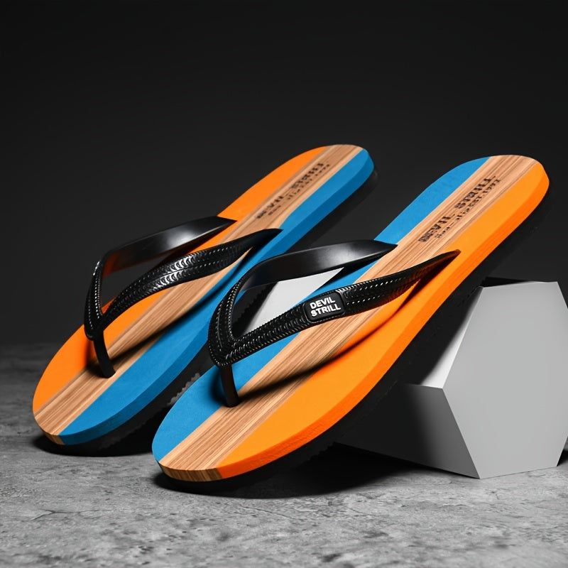 Men's Non-Slip Slides with EVA Sole