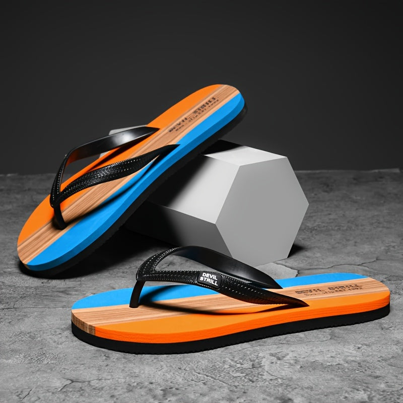 Men's Non-Slip Slides with EVA Sole