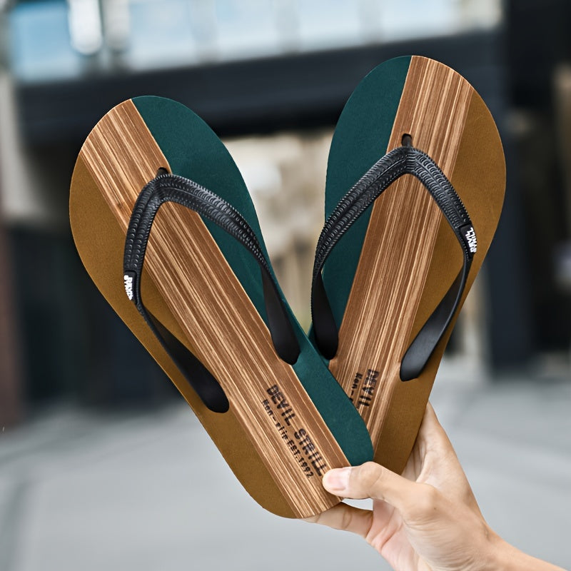 Men's Non-Slip Slides with EVA Sole