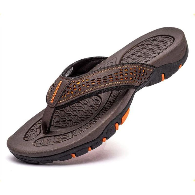 Men's Supportive Everyday Slides – Red