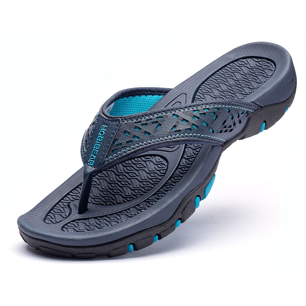 Men's Supportive Everyday Slides – Blue
