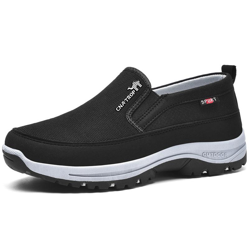 Men's Supportive Hiking Boots with Cushioning – Black