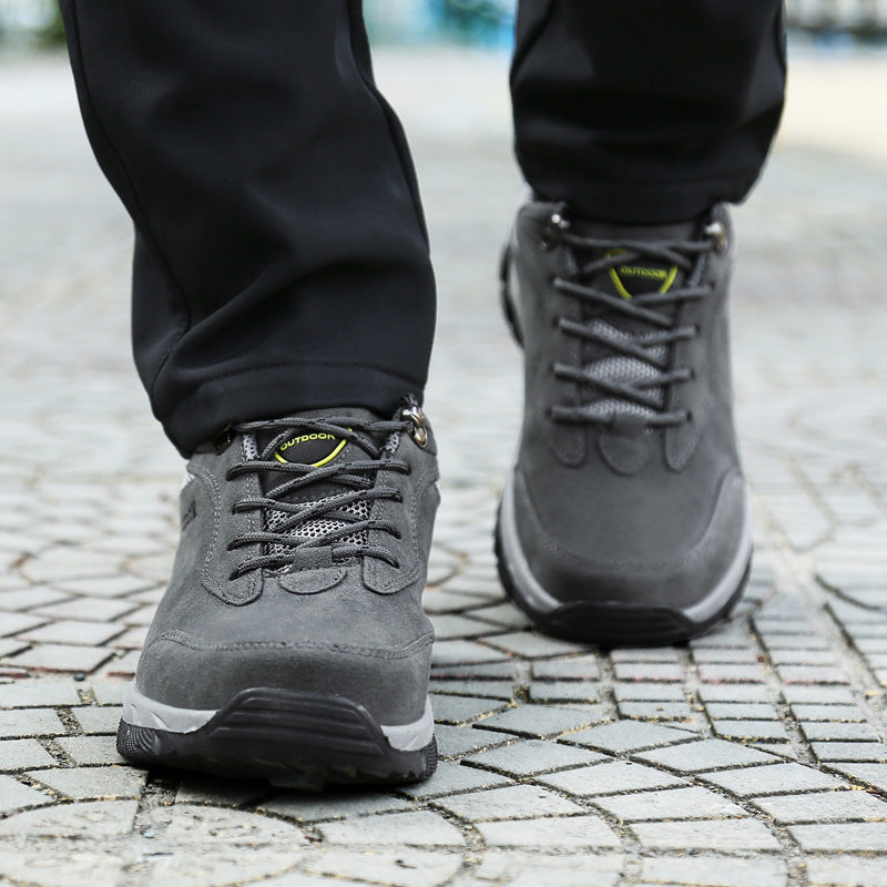 Men's Supportive Hiking Boots with a Sturdy Sole – Green