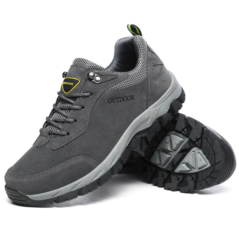 Men's Supportive Hiking Boots with a Sturdy Sole – Grey