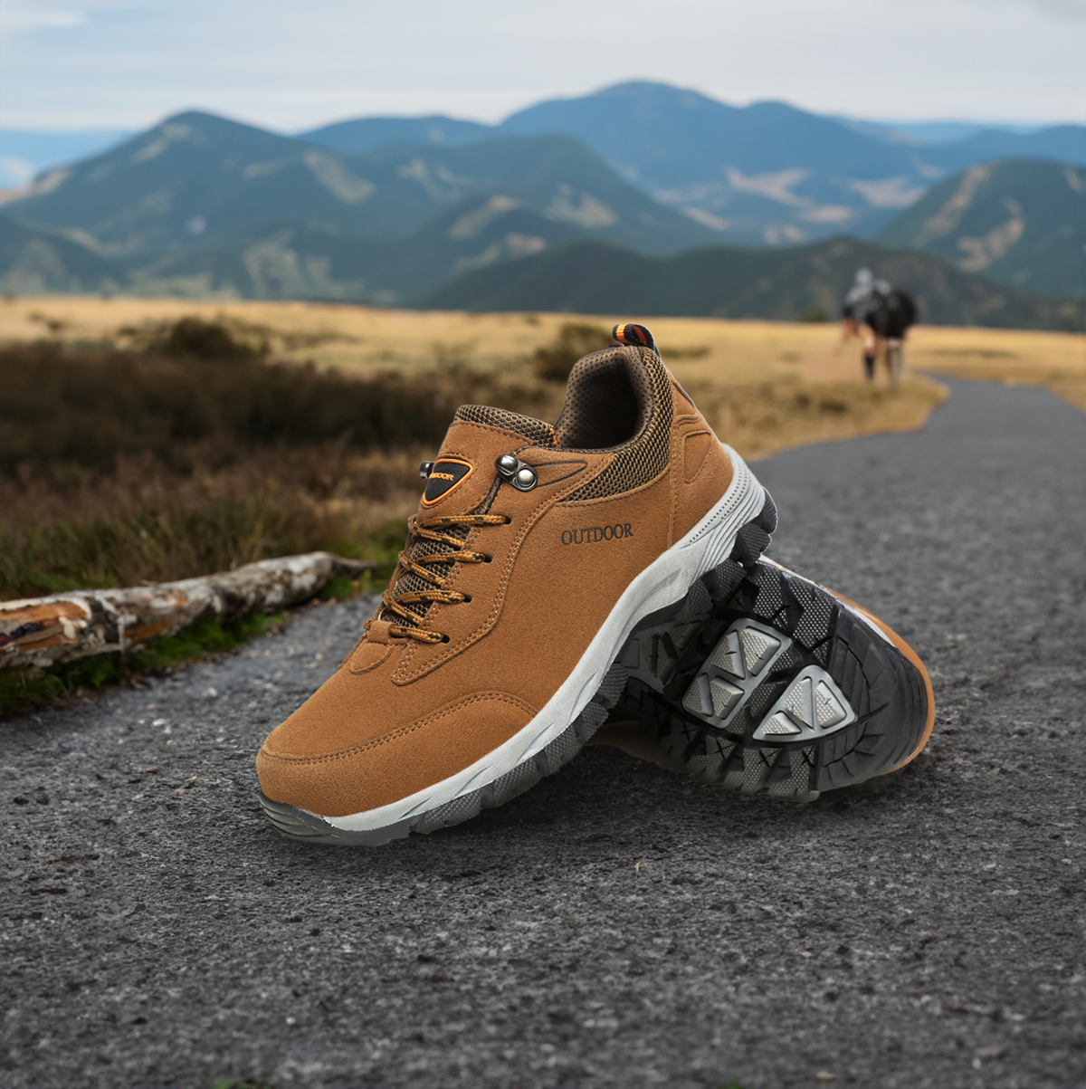 Men's Supportive Hiking Boots with a Sturdy Sole – Grey