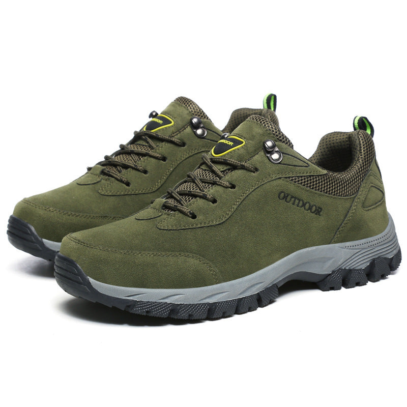 Men's Supportive Hiking Boots with a Sturdy Sole – Green