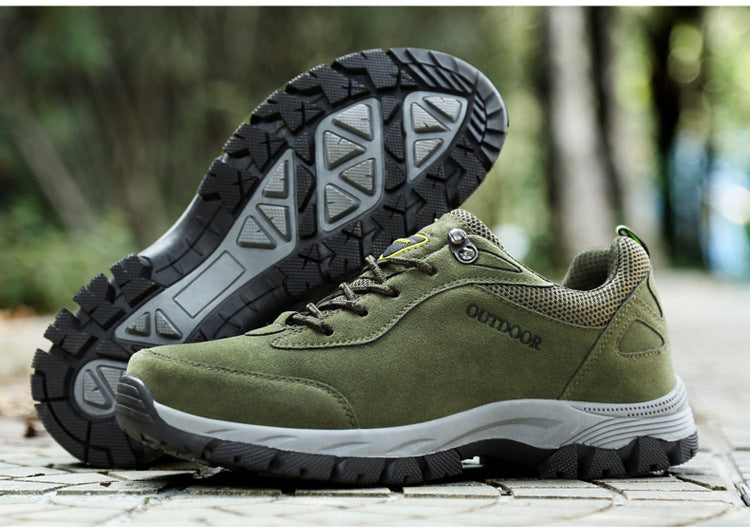 Men's Supportive Hiking Boots with a Sturdy Sole – Green