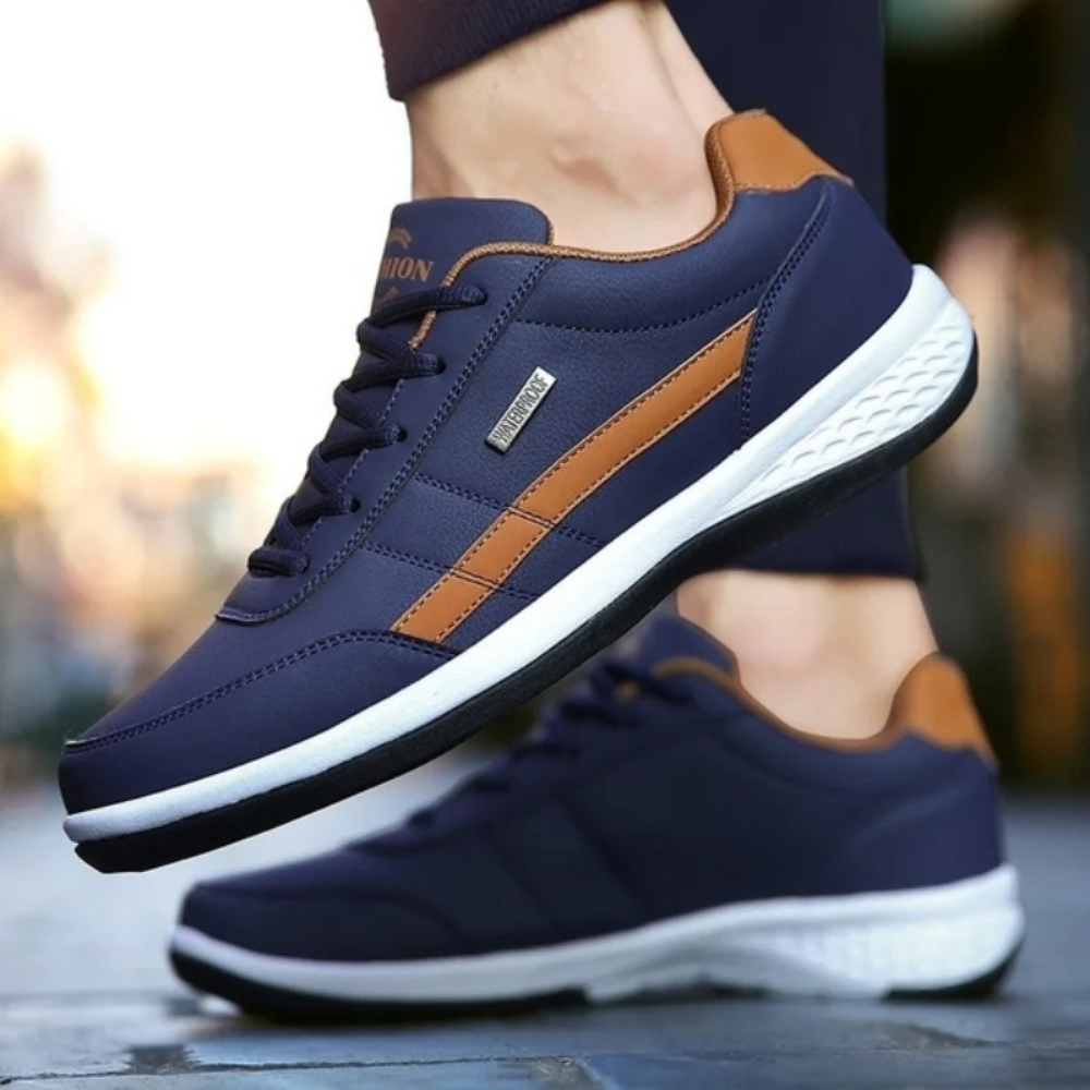 Men's Supportive Leather Everyday Sneakers