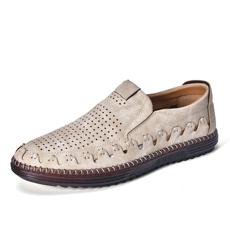Men's Comfort Leather Loafers, Breathable