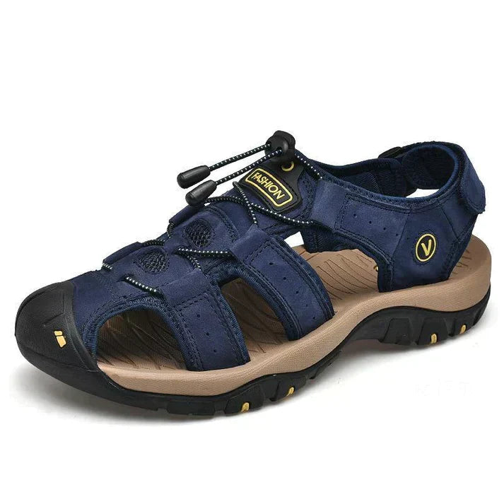 Men's Comfort Open-Toe Sandals – Blue