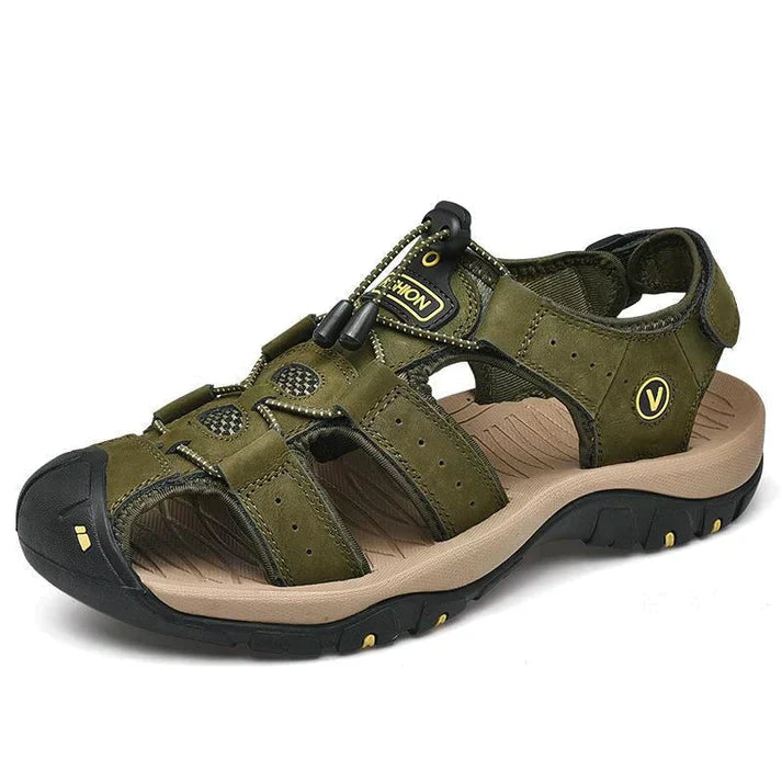 Men's Comfort Open-Toe Sandals – Military Green