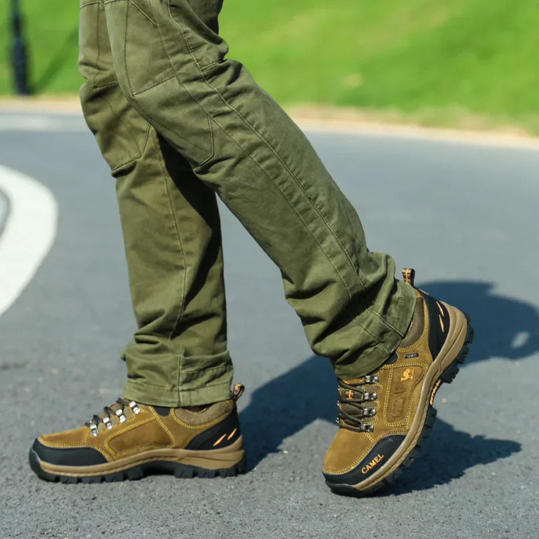 Men's Supportive Outdoor Hiking Boots – Brown