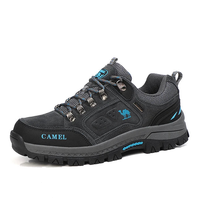 Men's Supportive Outdoor Hiking Boots – Grey
