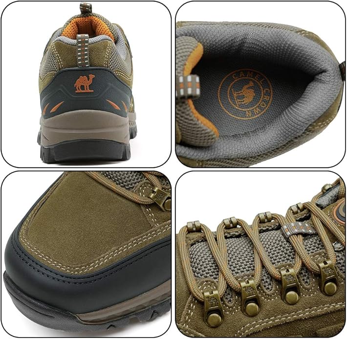 Men's Supportive Outdoor Hiking Boots – Black