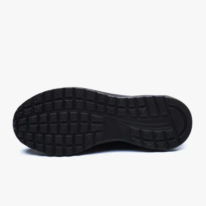 Men's Supportive Work Shoes with a Sturdy Sole – Black