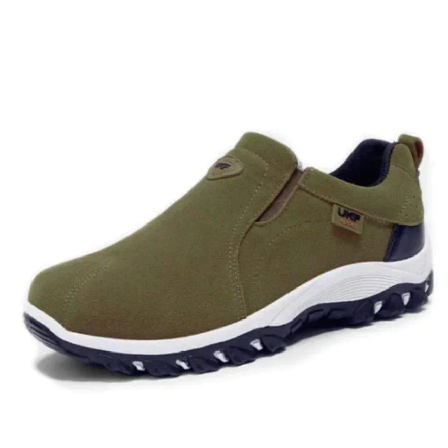 Men's Supportive Slip-On Hiking Shoes – Green