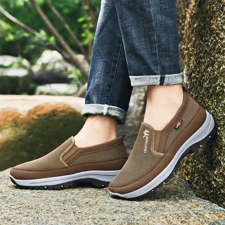 Men's Comfort Slip-On Loafers Without Laces – Blue