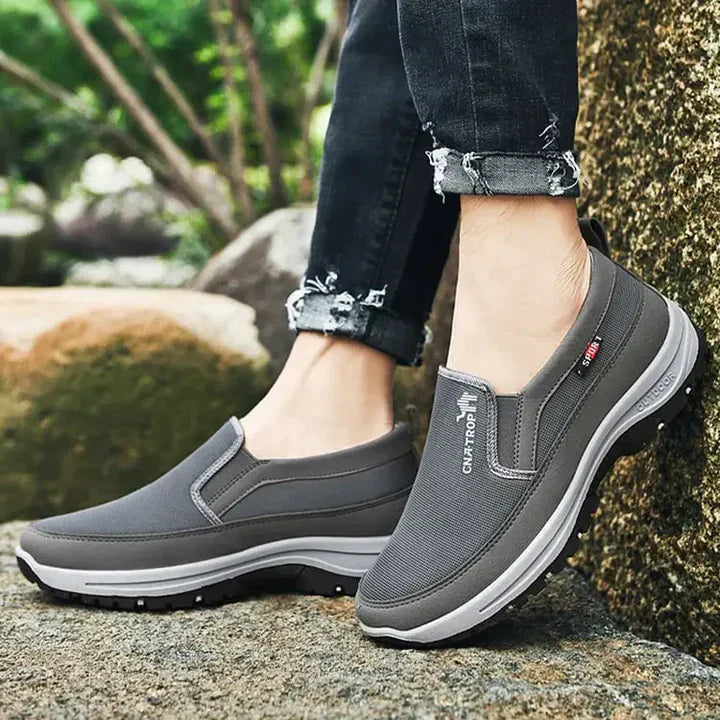 Men's Comfort Slip-On Loafers Without Laces – Blue