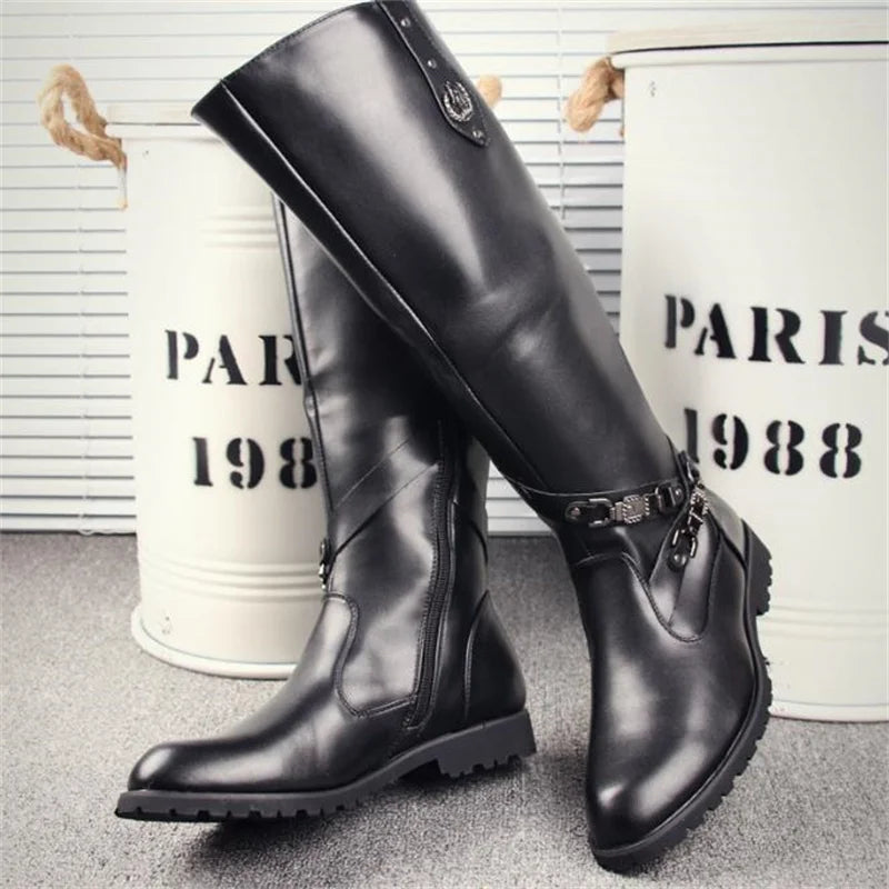 Men's Premium Leather Boots, Durable