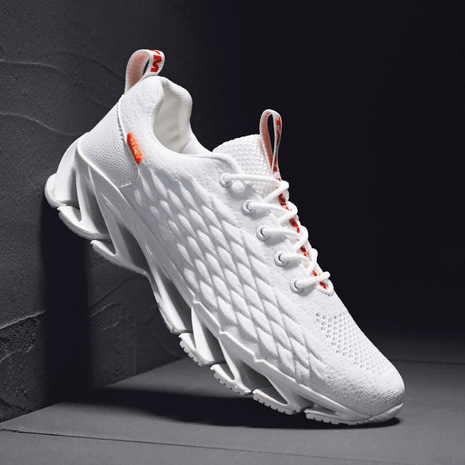 Men's Running Shoes with Cushioning – White