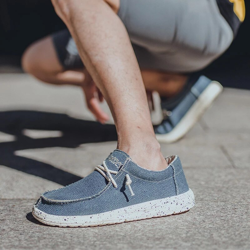 Men's Slip-On Shoes, Breathable and Durable – Grey
