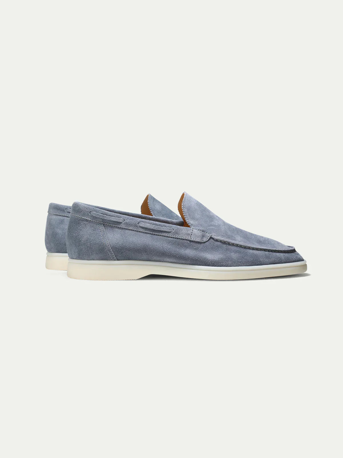 Men's Suede-Look Slip-On Shoes – Dark Grey