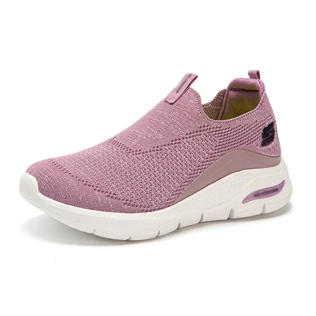 Men's Slip-On Sneakers with Minimalist Design – Pink