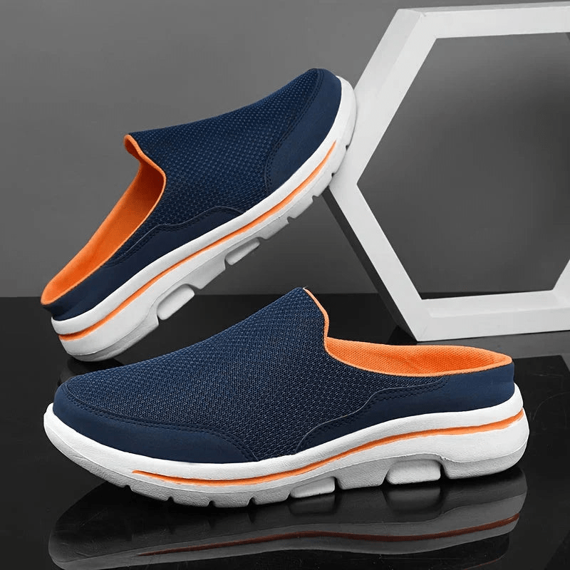 Men's Slippers, Breathable and Soft – Blue