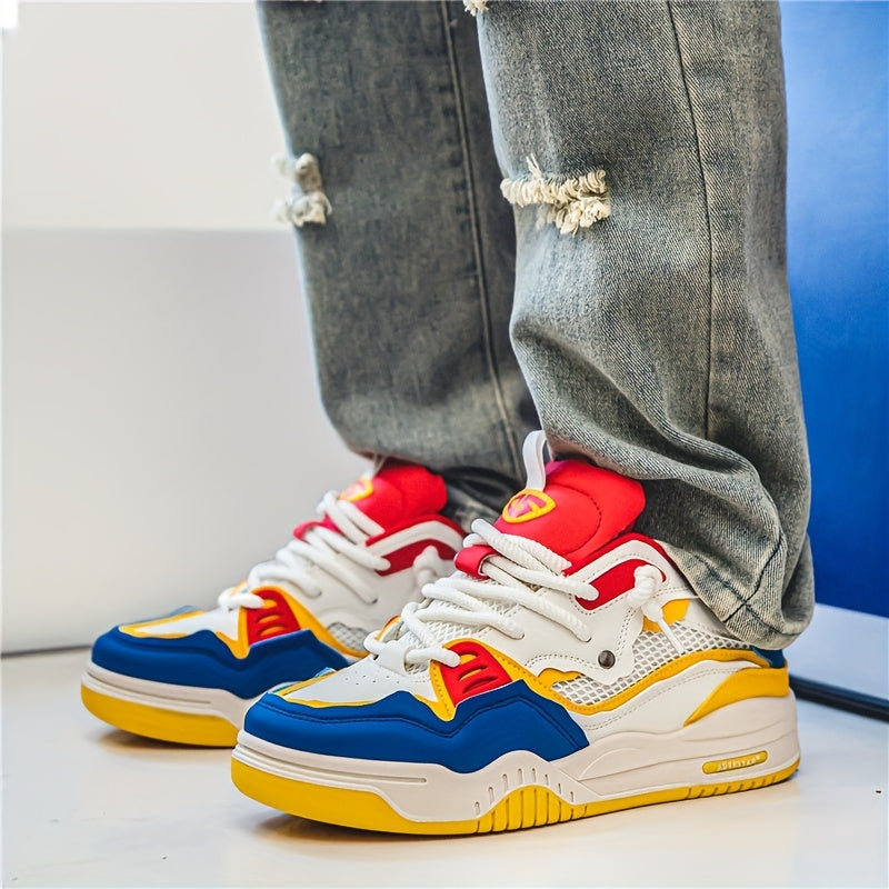 Men's Sport Sneakers, Breathable and Modern – Yellow