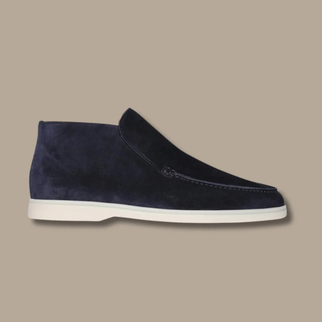 Men's Suede Loafers, Durable and Elegant – Dark Blue