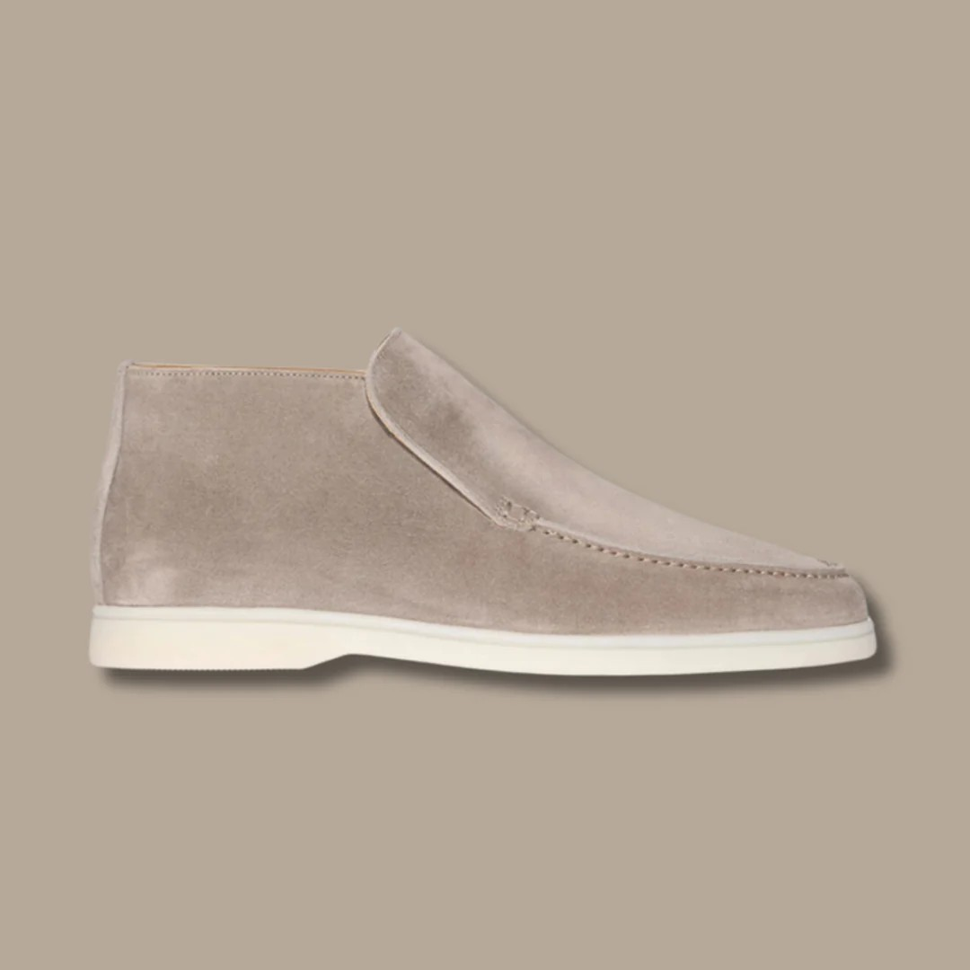 Men's Suede Loafers, Durable and Elegant – Light Brown