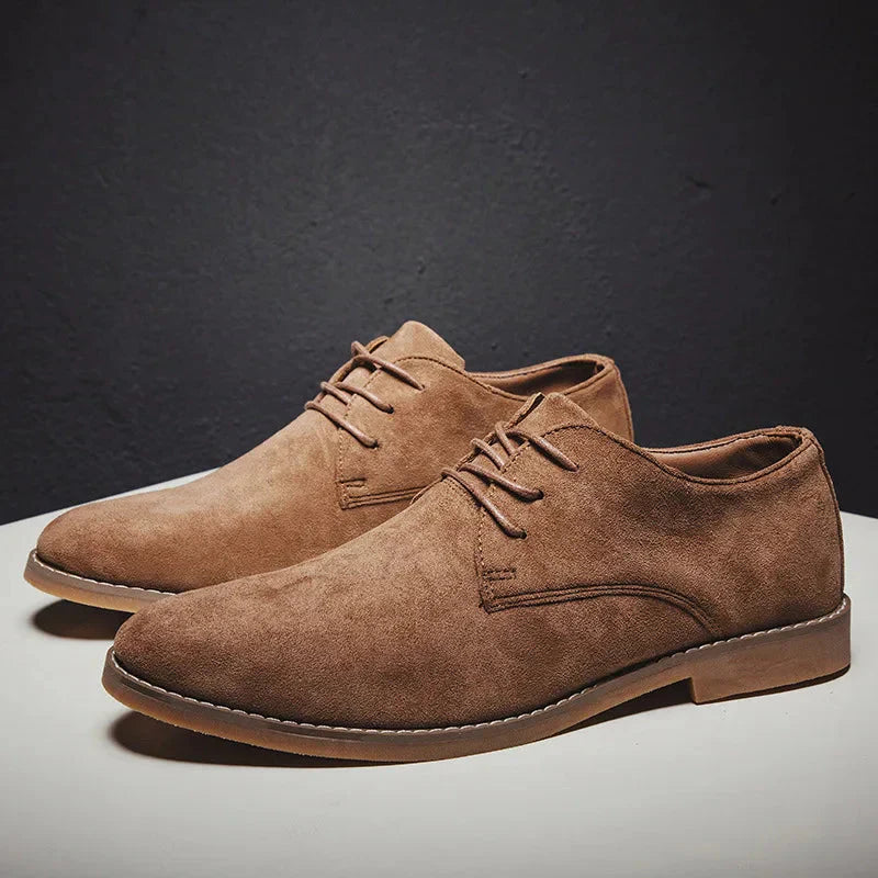 Men's Suede Oxford Shoes, Classic