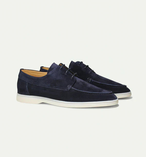 Men's Suede Slip-On Everyday Shoes – Black