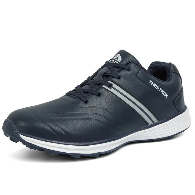 Men's Waterproof Golf Shoes with Good Grip – Blue
