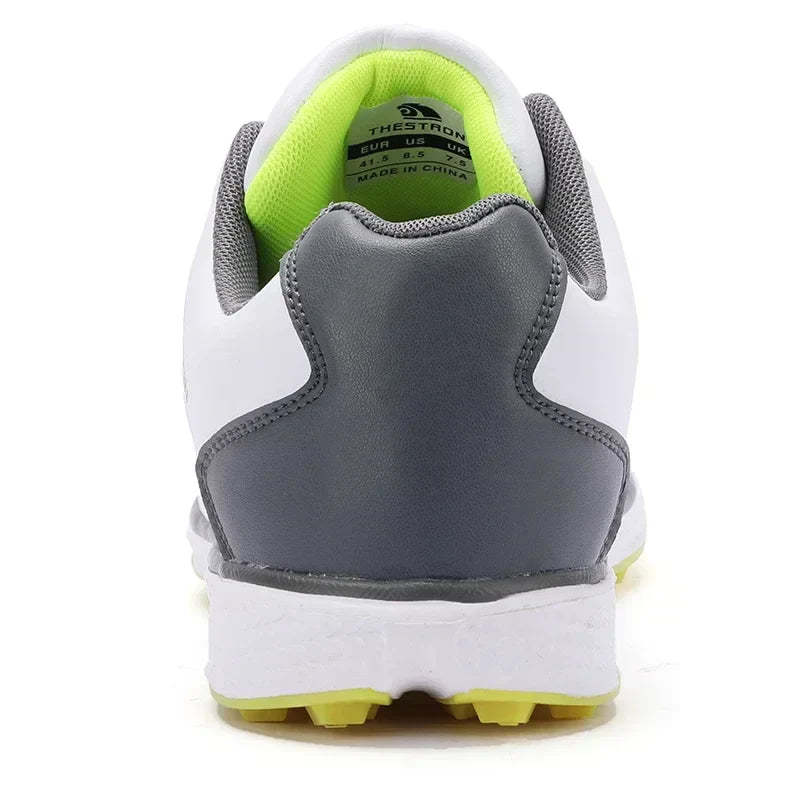 Men's Waterproof Golf Shoes with Good Grip – Red
